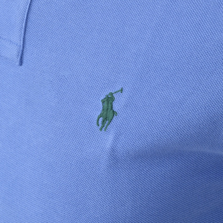 Alternative Image for ProductRalph Lauren Slim Fit Polo T Shirt Blue3